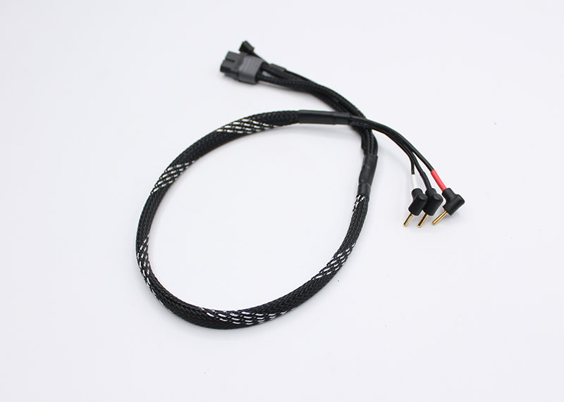 Reflex Racing 2mm Bullet Charging Cable (Black and Silver)