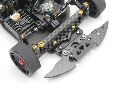 Reflex Racing MF-1 Carbon Fiber Bumper and Aluminum Clip Set