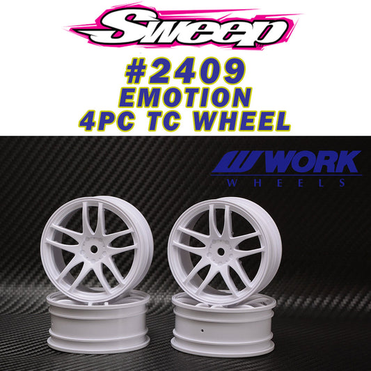 Sweep Racing DXE36 Asphalt Tire WORK Wheel