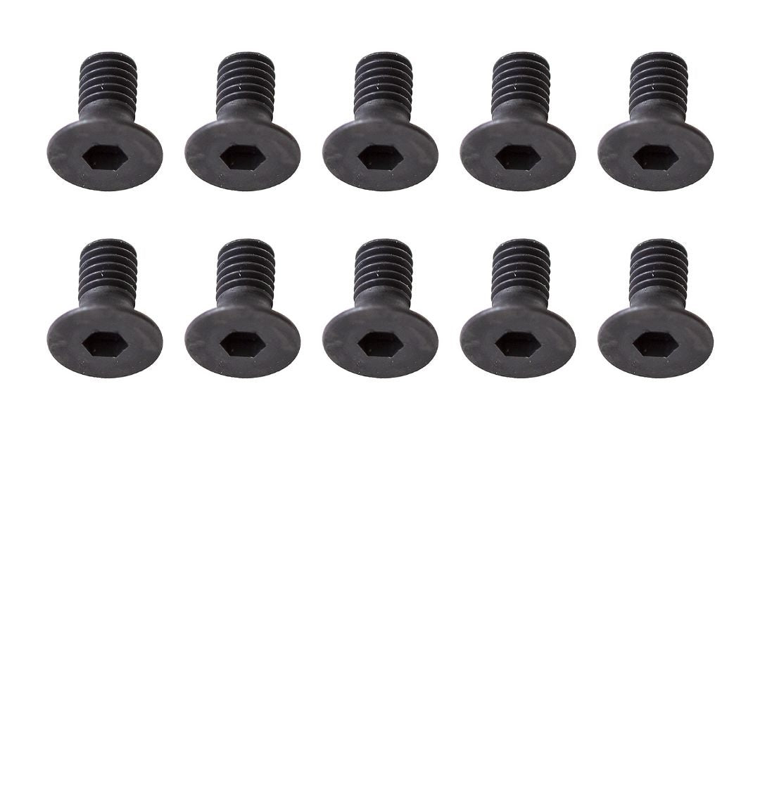 Team Associated M2.5x8mm Flat Head Hex Screws (10 pcs)