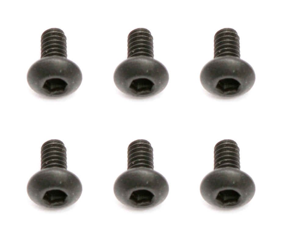 Team Associated M2x4mm Button Head Hex Screws (6 pcs)