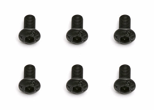 Team Associated M3 x .5 x 6mm Button Head Screws (6pcs)