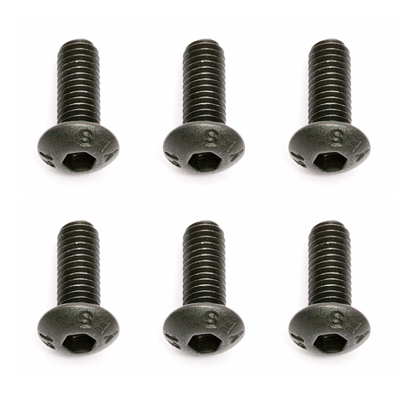 Team Associated M3x.5x8mm Button Head Hex Screws (6 pcs)