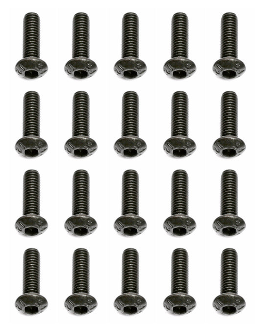 Team Associated M3x10mm Button Head Hex Screws (20 pcs)