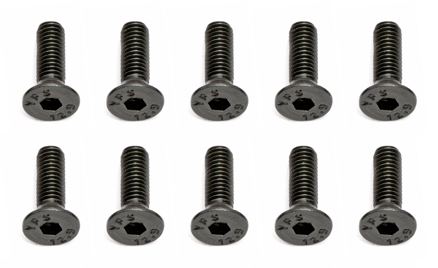 Team Associated M3x10mm Flat Head Hex Screws (10 pcs)
