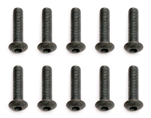 Team Associated M3x12mm Button Head Hex Screws (10 pcs)