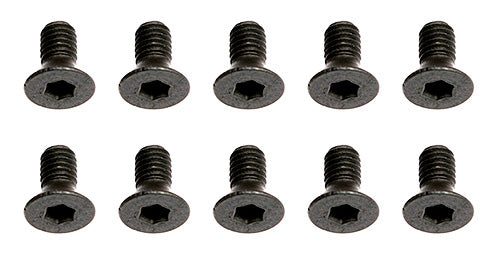 Team Associated M3x6mm Flat Head Hex Screws (10pcs)