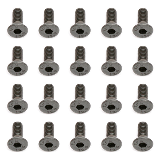 Team Associated M3x8mm Flat Head Hex Screws (20pcs)