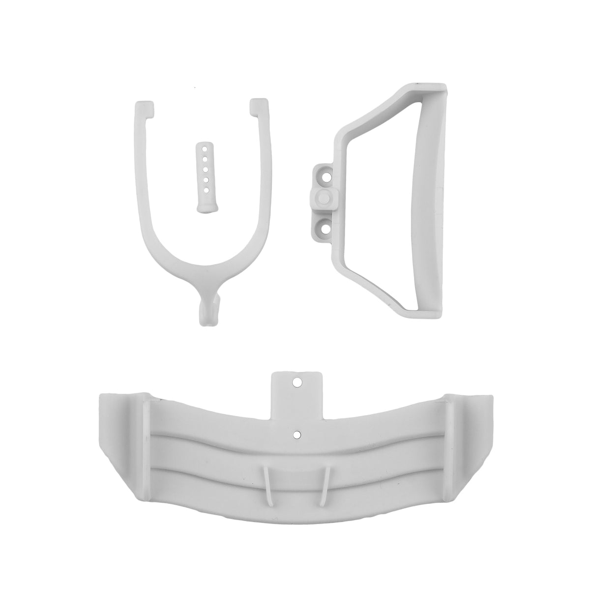 Team Associated RC28F Front and Rear Wing Set (White)