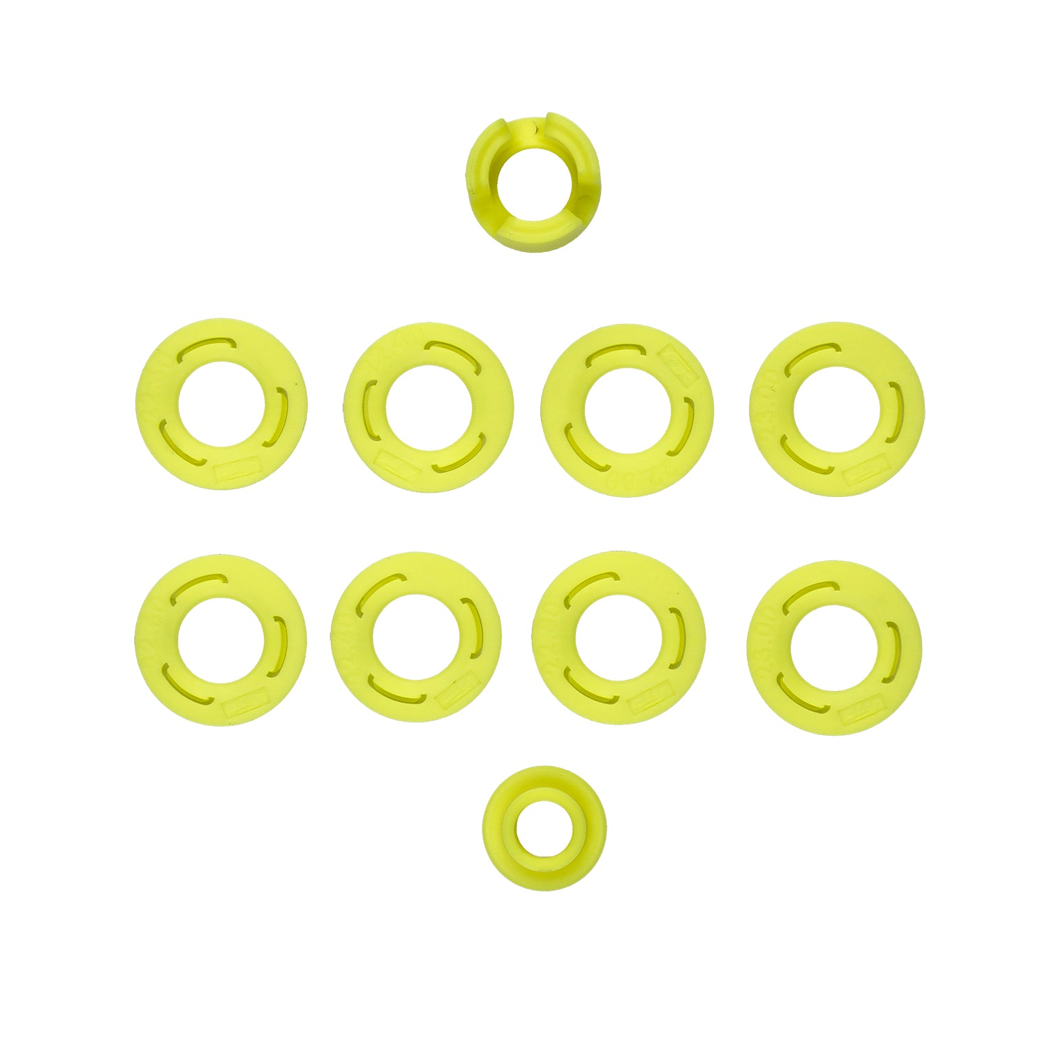 Team Associated RC28R FT Sidewall Flange Set Yellow