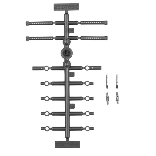 Team Associated RC28R Turnbuckle and Damper Tube Set