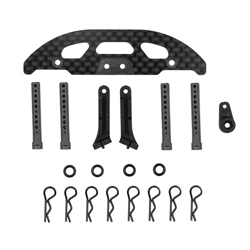 Team Associated TC28 Front Bumper and Body Mount Set