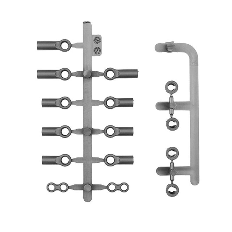 Team Associated TC8 Balls Cups, Arm Ball Inserts, and Anti-Roll Bar Links