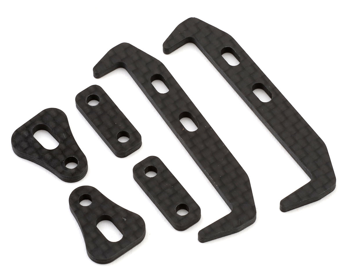 Team Associated TC8 FT Carbon Fiber Battery Holder Set