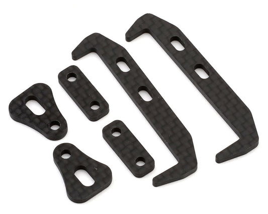 Team Associated TC8 FT Carbon Fiber Battery Holder Set
