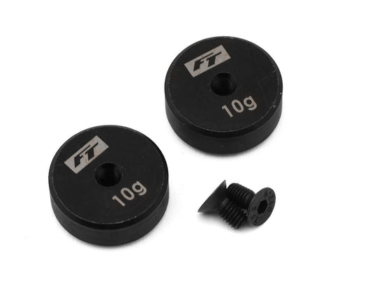 Team Associated TC8 FT Steel Chassis Weights (10g) (2 pcs)