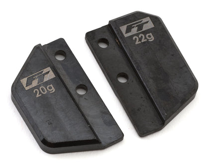 Team Associated TC8 FT Steel Front and Rear Battery Weight Set (42g)