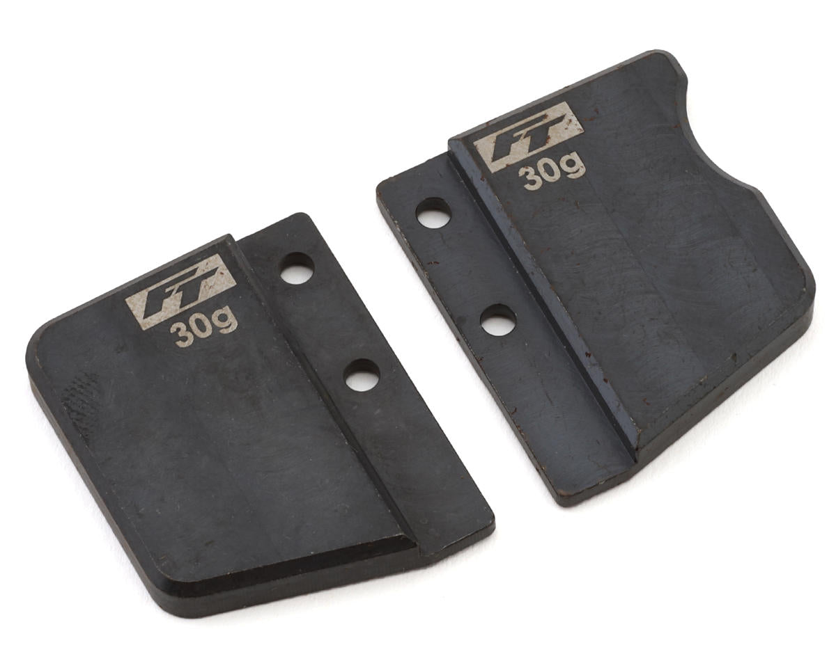 Team Associated TC8 FT Steel Front and Rear Battery Weight Set (60g)