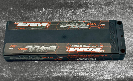 Team EAM 5400mah 150C ML Graph-X Formula UUULCG Lipo Battery 2S