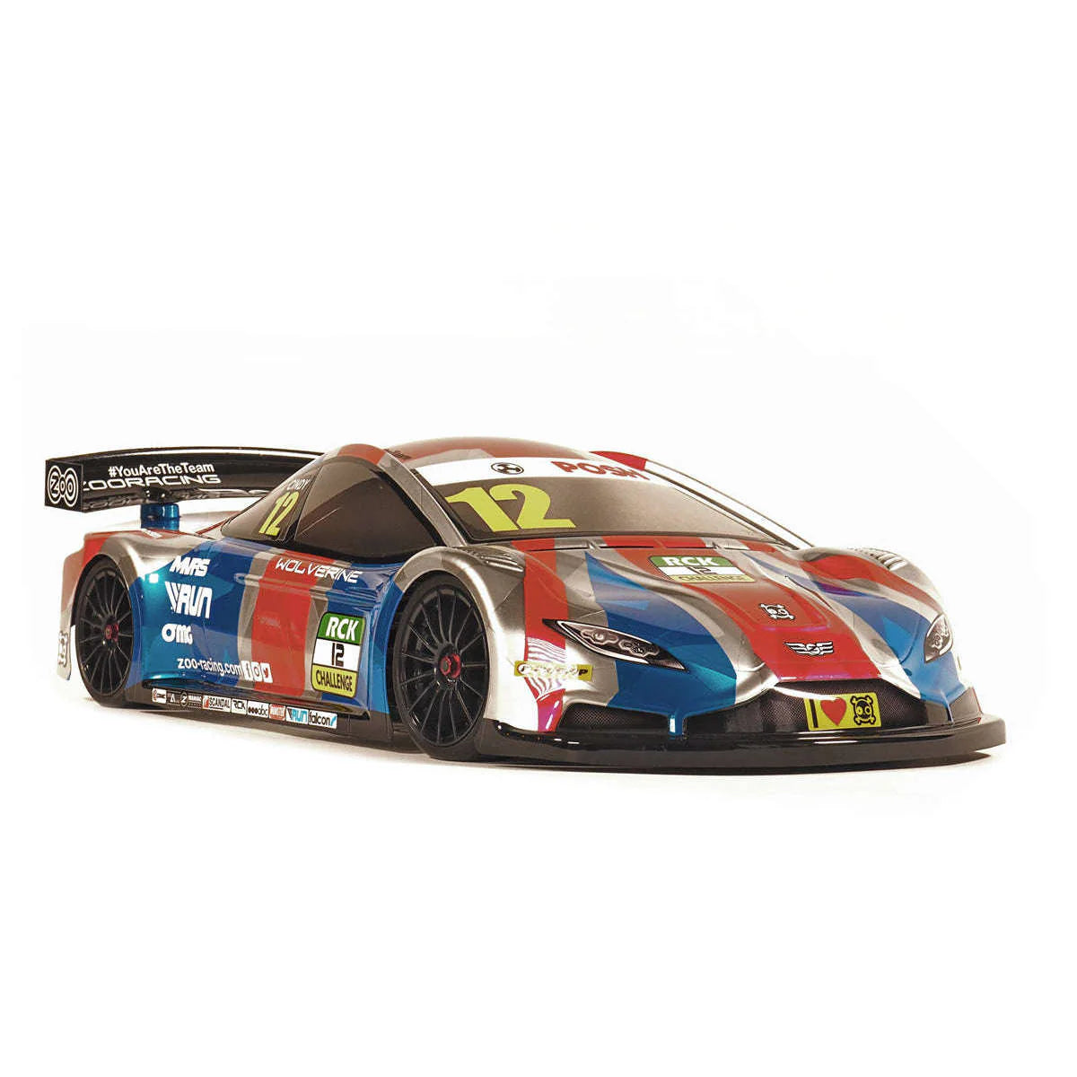 ZooRacing Wolverine Max Touring Car Body (190mm)